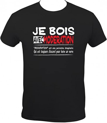 Je bois avec modération