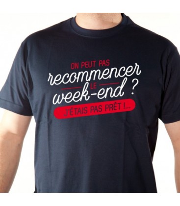 On peut recommencer le week-end ?