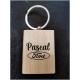 Porte Clefs bois personnalisé Rectangulaire